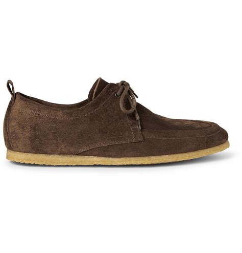 burberry prorsum suede mens derby shoes|Burberry shoes for men.